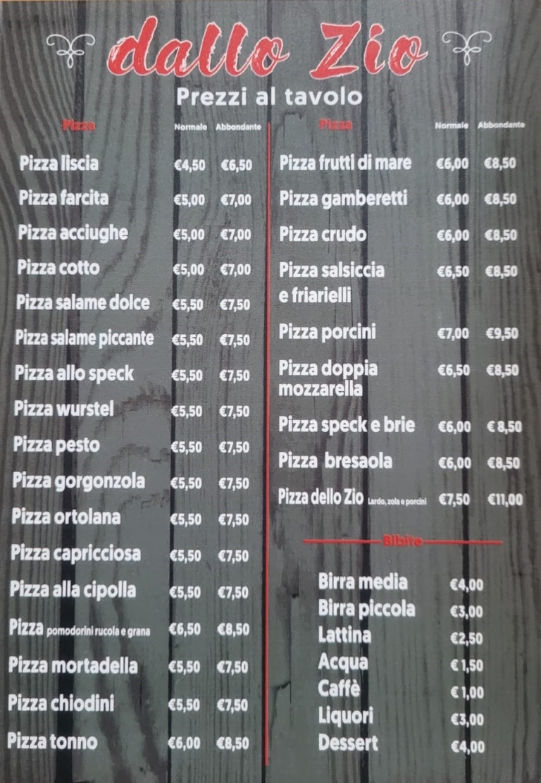 Pizzeria al trancio dallo zio a Lambrate